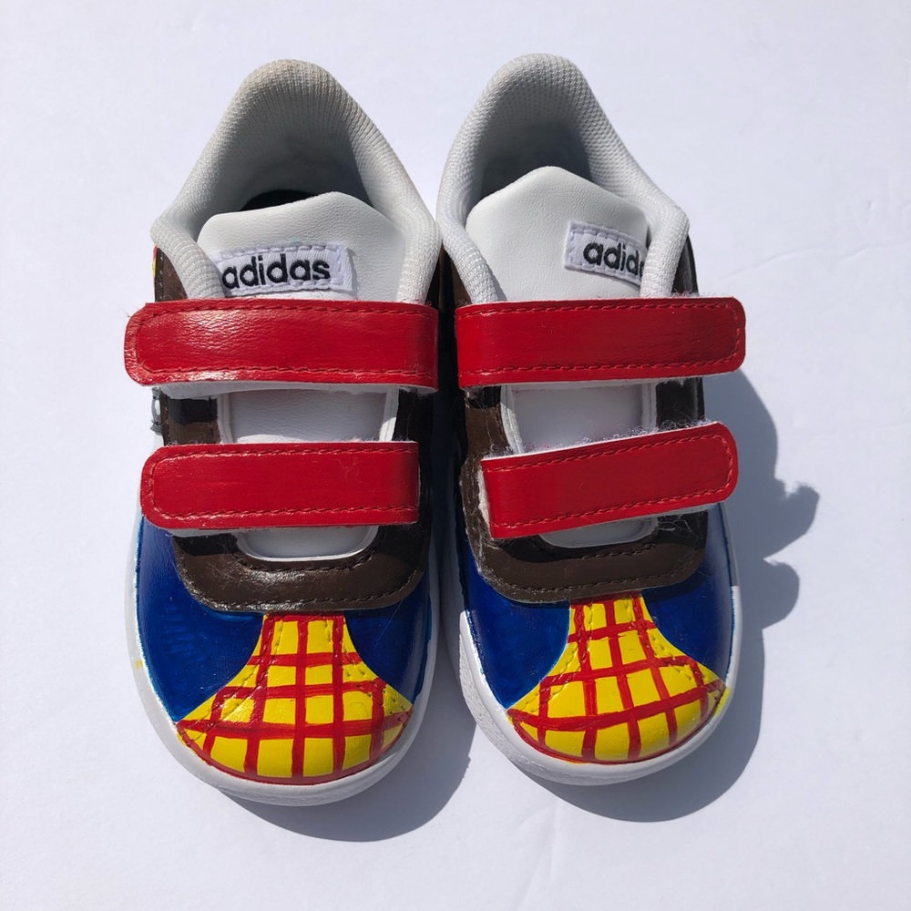 hand painted Toy Story toddler adidas sneakers 6